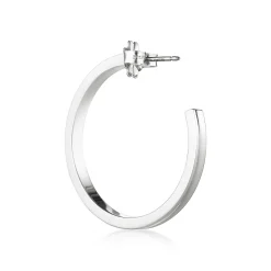 Tiffany & Co. Tiffany 1837® Hoop Earrings in Silver, Medium | ^ Earrings|Gifts for Her