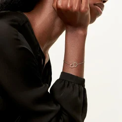 Tiffany & Co. Tiffany 1837® Interlocking Circles Chain Bracelet in Sterling Silver and Rose Go | ^ Bracelets|New Jewelry