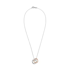 Tiffany & Co. Tiffany 1837® interlocking circles pendant in sterling silver and 18k rose gold. | ^ Necklaces & Pendants|Gifts for Her
