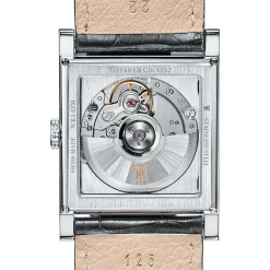 Tiffany & Co. Tiffany 1837 Makers 27 mm square watch in stainless steel. | ^ Fine Watches|Anniversary Gifts