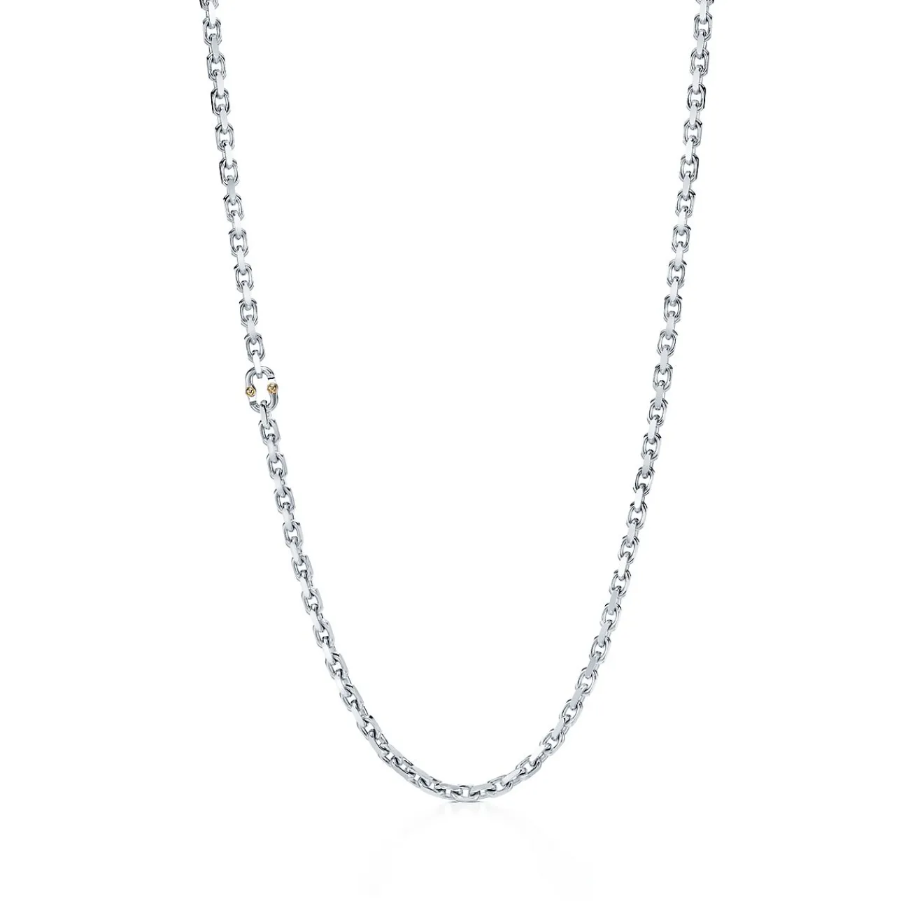 Tiffany & Co. Tiffany 1837® Makers chain necklace in sterling silver and 18k gold, 24". | ^ Necklaces & Pendants|Men's Jewelry