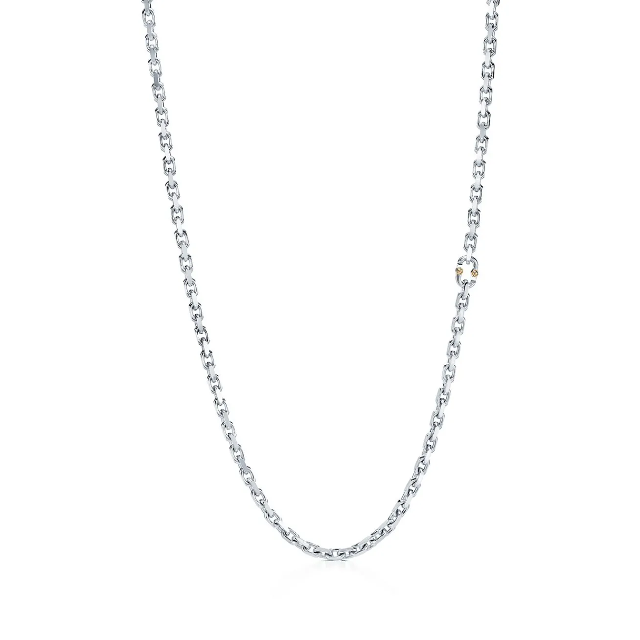 Tiffany & Co. Tiffany 1837® Makers chain necklace in sterling silver and 18k gold, 24". | ^ Necklaces & Pendants|Men's Jewelry