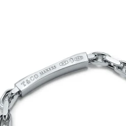 Tiffany & Co. Tiffany 1837® Makers I.D. chain bracelet in sterling silver, medium. | ^ Bracelets|Men's Jewelry