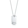 Tiffany & Co. Tiffany 1837® Makers I.D. tag pendant in sterling silver, 24". | ^ Necklaces & Pendants|Men's Jewelry