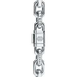 Tiffany & Co. Tiffany 1837® Makers narrow chain bracelet in sterling silver and gold, medium. | ^ Bracelets|Men's Jewelry