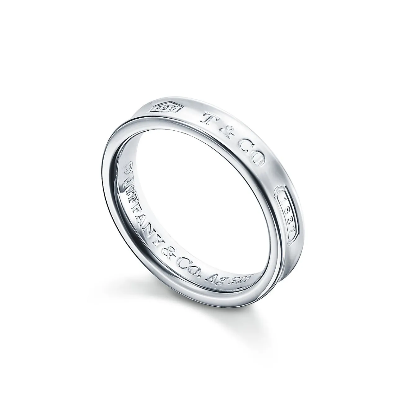 Tiffany & Co. Tiffany 1837® Ring in Silver, Narrow | ^ Rings|Men's Jewelry