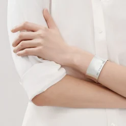 Tiffany & Co. Tiffany 1837® wide cuff in sterling silver, medium. | ^ Bracelets|Bold Silver Jewelry