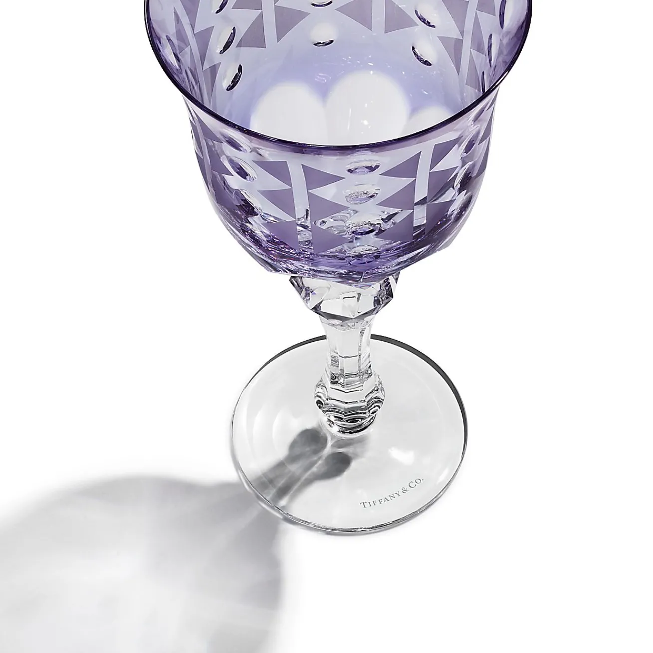 Tiffany & Co. Tiffany Berries Red Wine Glass in Amethyst Purple Lead Crystal | ^ Glassware & Barware|Bar & Drinkware