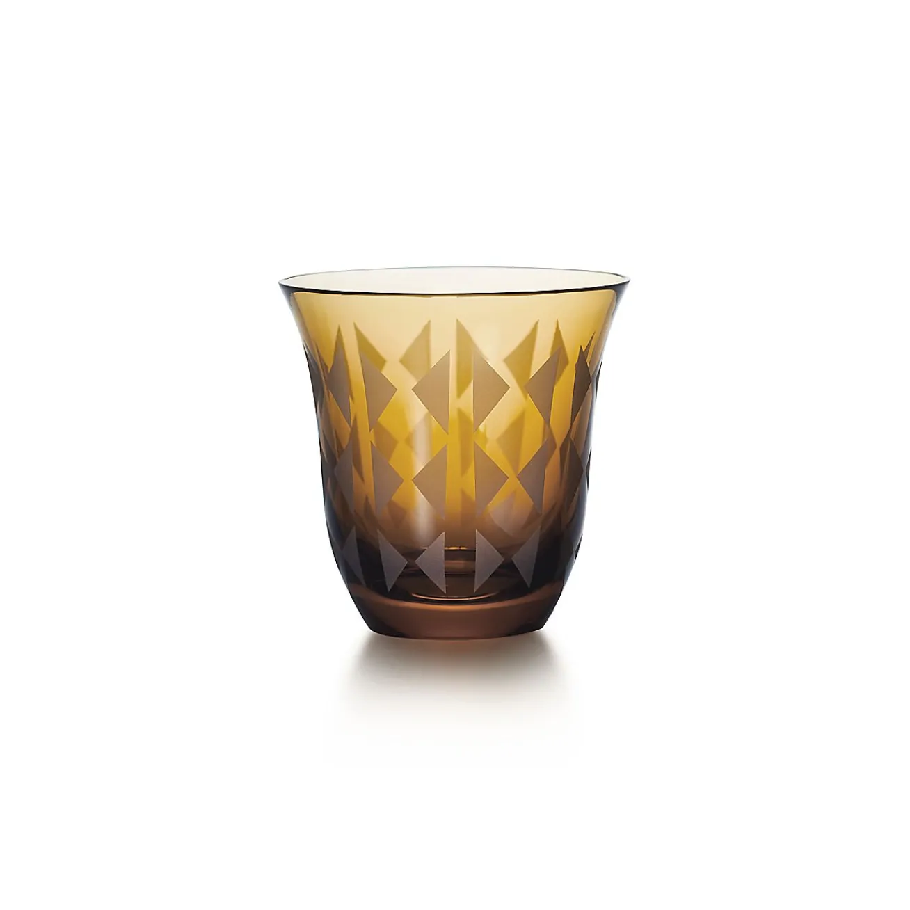 Tiffany & Co. Tiffany Berries Water Glass in Amber Yellow Lead Crystal | ^ Glassware & Barware|Bar & Drinkware