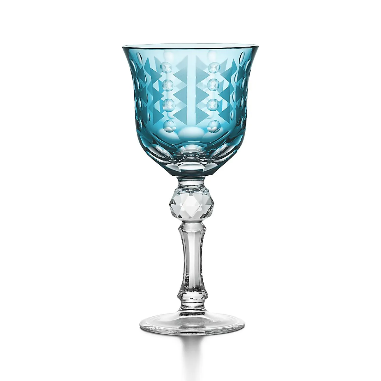 Tiffany & Co. Tiffany Berries White Wine Glass in Tiffany Blue® Lead Crystal | ^ Tiffany Blue® Gifts|Glassware & Barware