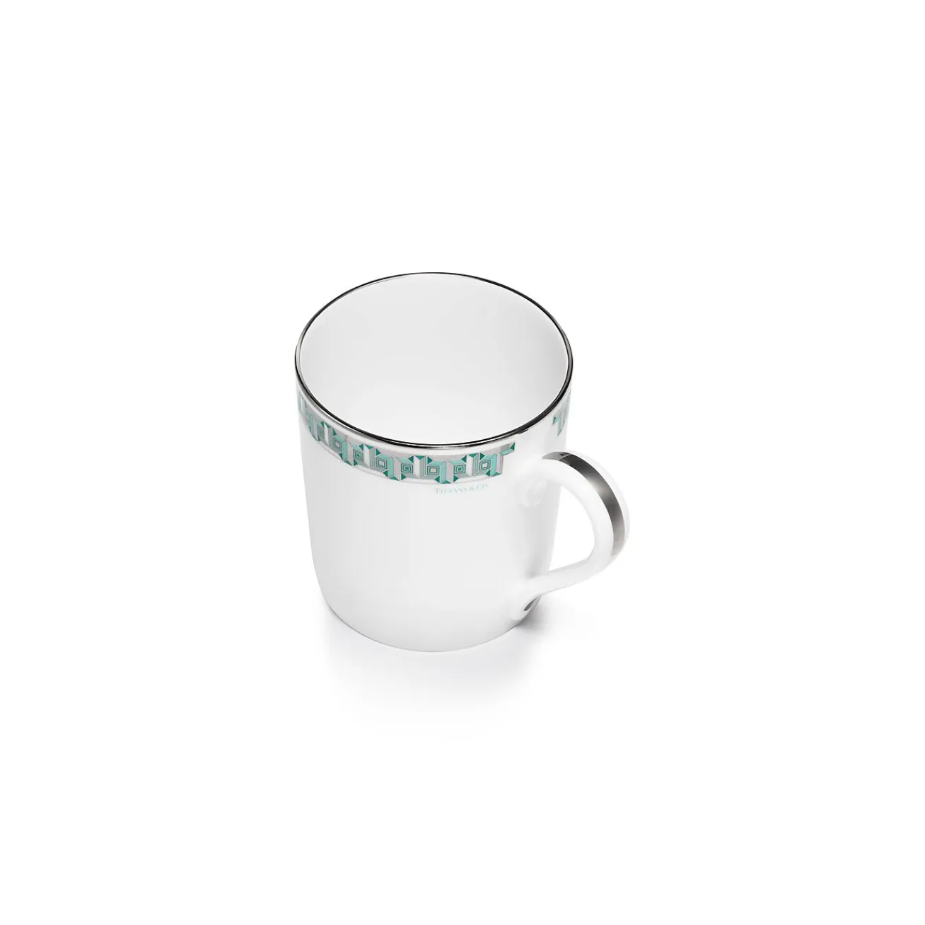 Tiffany & Co. Tiffany Blue Tiffany T True Mug with a Hand-painted Platinum Rim | ^ The Home|Housewarming Gifts