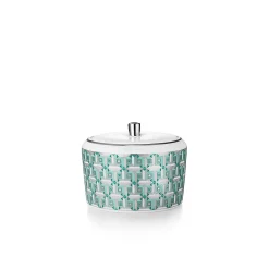 Tiffany & Co. Tiffany Blue Tiffany T True Sugar Bowl with a Hand-painted Platinum Rim | ^ The Home|Housewarming Gifts