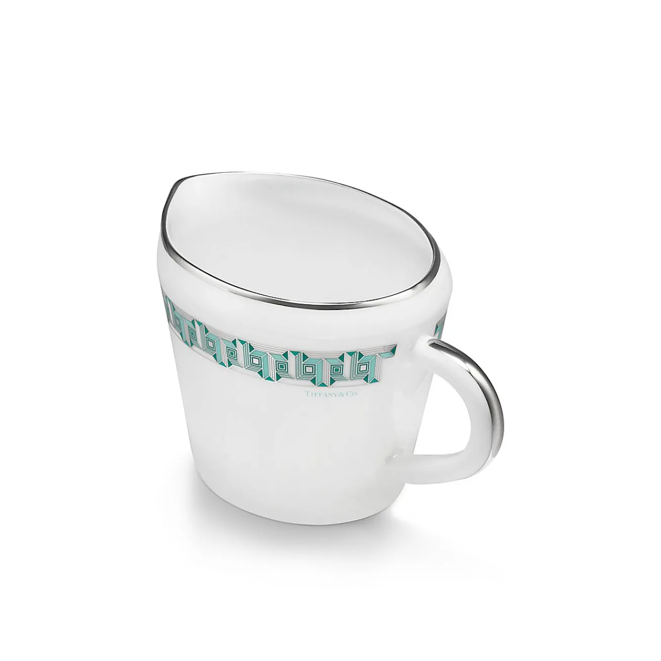 Tiffany & Co. Tiffany Blue Tiffany T True Creamer with a Hand-painted Platinum Rim | ^ The Home|Housewarming Gifts