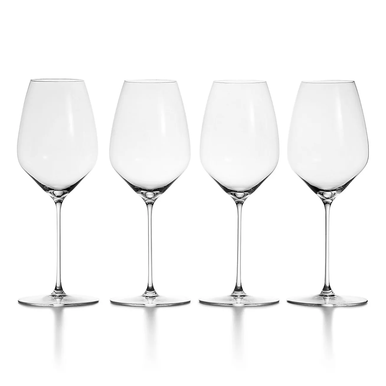 Tiffany & Co. Tiffany Connoisseur Riesling Wine Glass in Crystal Glass, Set of Four | ^ The Home|Housewarming Gifts