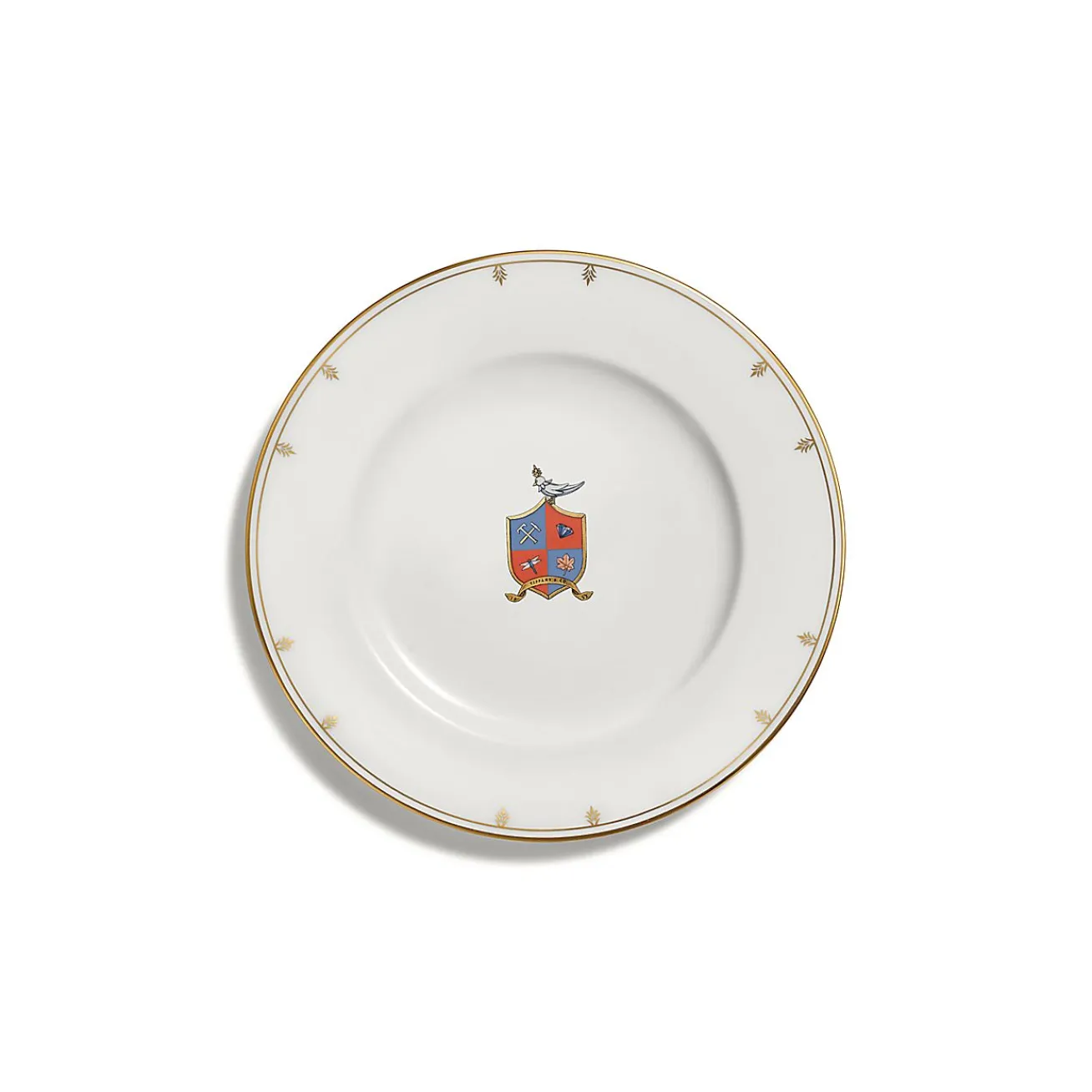 Tiffany & Co. Tiffany Crest Bread and Butter Plate in Bone China | ^ The Home|Housewarming Gifts