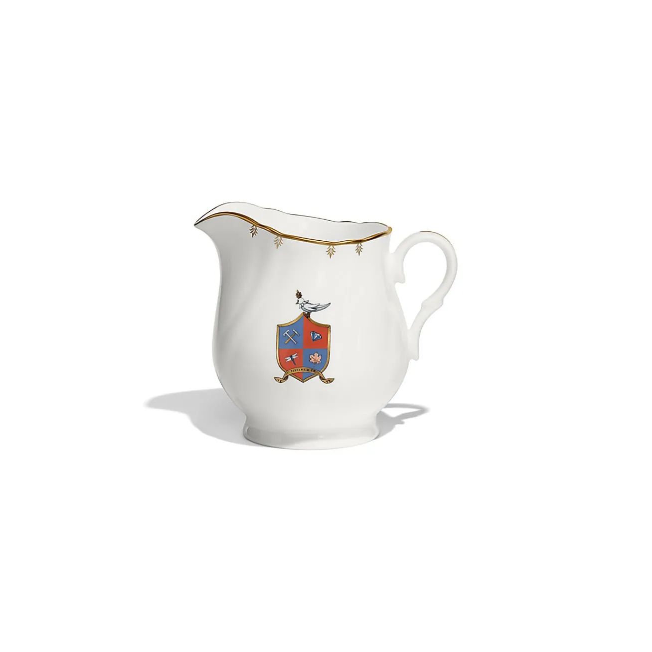 Tiffany & Co. Tiffany Crest Creamer in Bone China | ^ The Couple|Tableware
