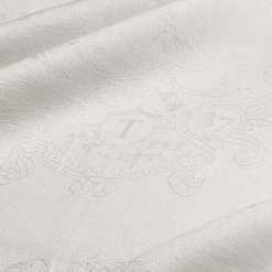 Tiffany & Co. Tiffany Crest Napkin in Embroidered White Linen | ^ Decor|Table Linens