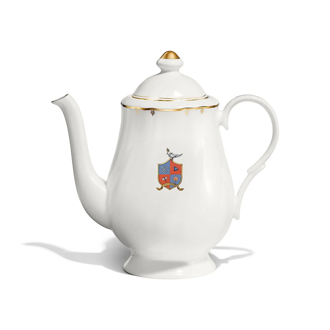 Tiffany & Co. Tiffany Crest Teapot in Bone China | ^ The Home|Housewarming Gifts