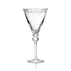 Tiffany & Co. Tiffany Crest White Wine Glass in Crystal Glass | ^ Glassware & Barware|Bar & Drinkware