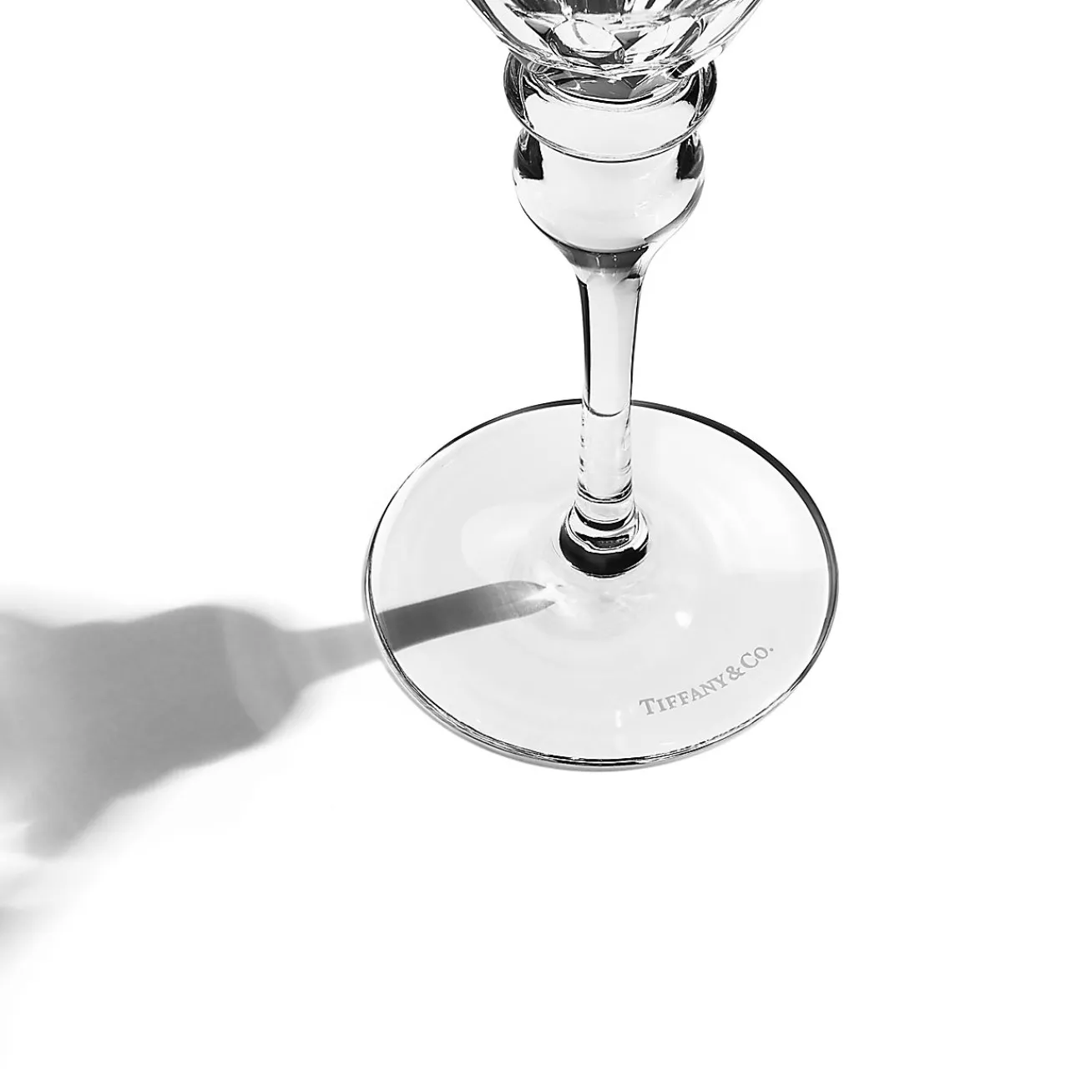 Tiffany & Co. Tiffany Crest White Wine Glass in Crystal Glass | ^ Glassware & Barware|Bar & Drinkware
