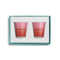 Tiffany & Co. Tiffany Cups Tiffany Coffee Cups in Infinity Ruby Bone China, Set of Two | ^ Tableware|Coffee & Tea