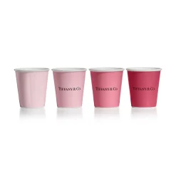 Tiffany & Co. Tiffany Cups Tiffany Coffee Cups in Bone China, Set of Four | ^ The Home|Housewarming Gifts