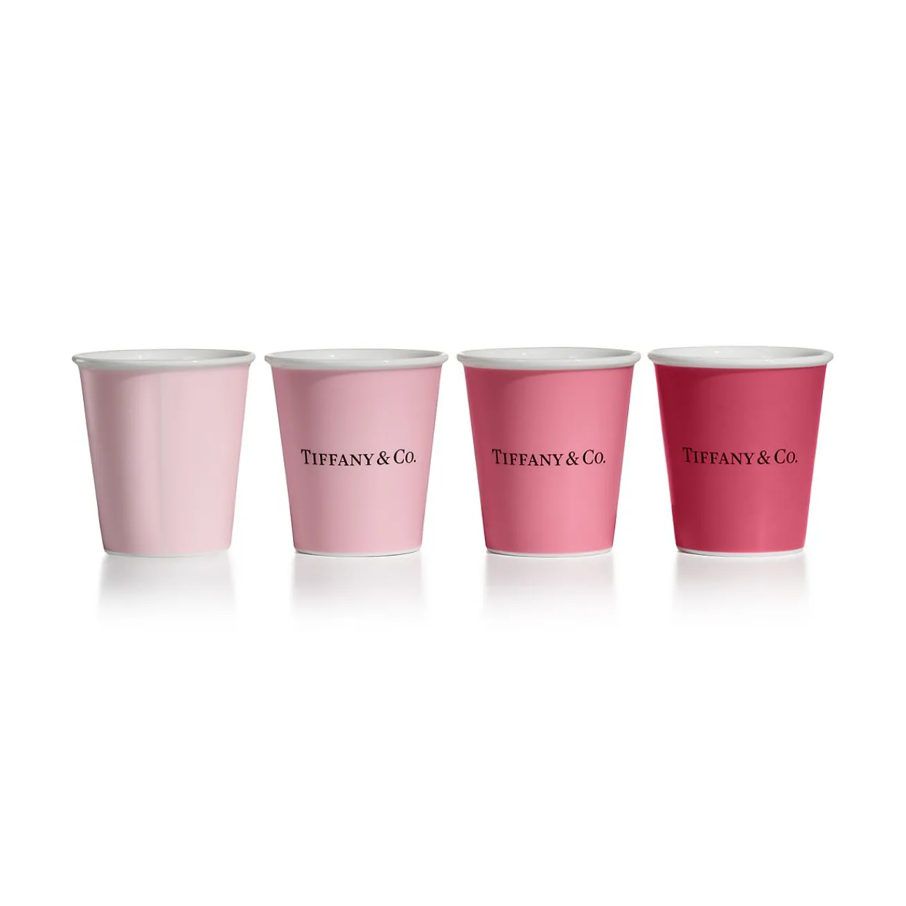 Tiffany & Co. Tiffany Cups Tiffany Coffee Cups in Bone China, Set of Four | ^ The Home|Housewarming Gifts