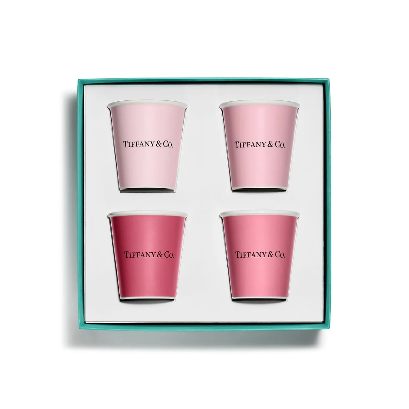 Tiffany & Co. Tiffany Cups Tiffany Coffee Cups in Bone China, Set of Four | ^ The Home|Housewarming Gifts