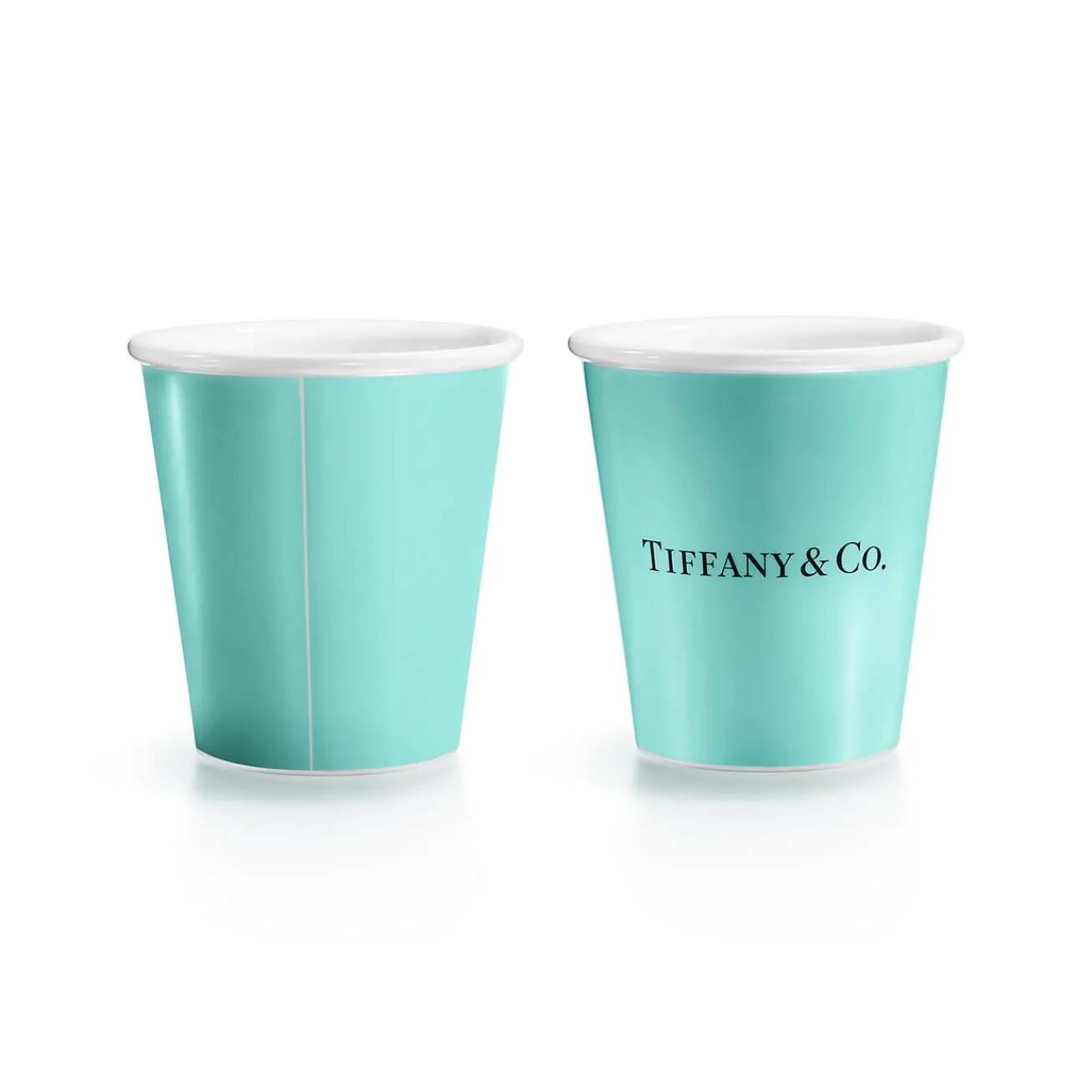 Tiffany & Co. Tiffany Cups Tiffany Coffee Cups in Bone China, Set of Two | ^ The Home|Housewarming Gifts
