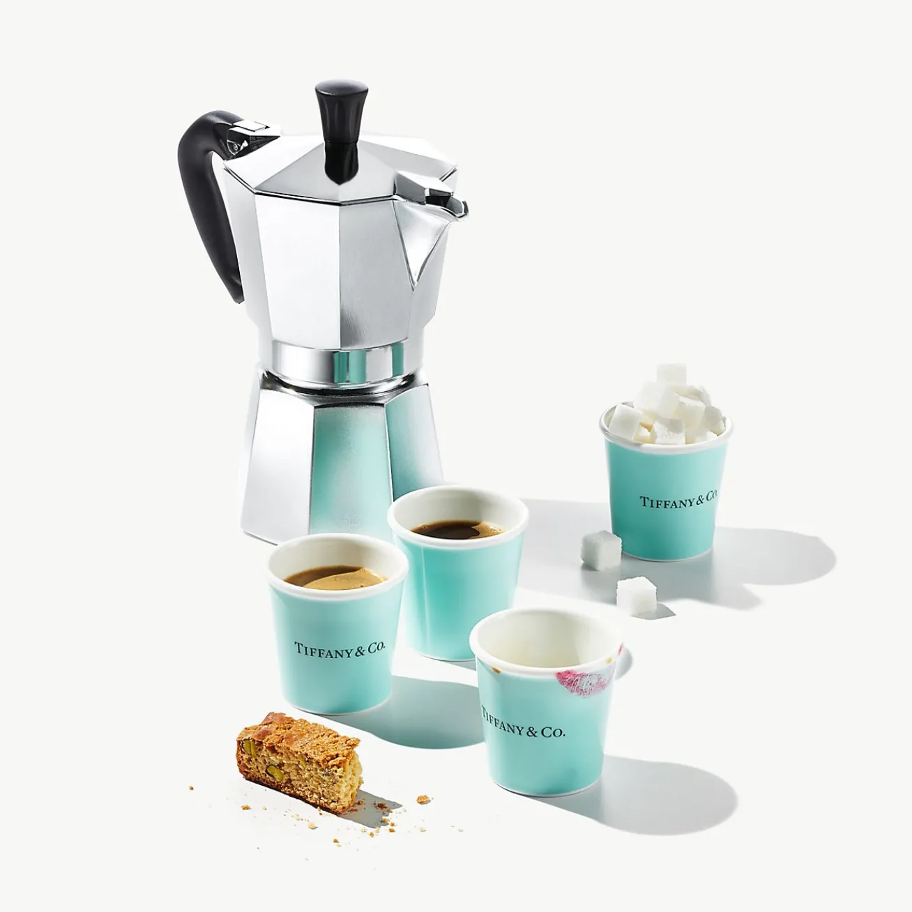 Tiffany & Co. Tiffany Cups Tiffany Coffee Cups in Bone China, Set of Two | ^ The Home|Housewarming Gifts