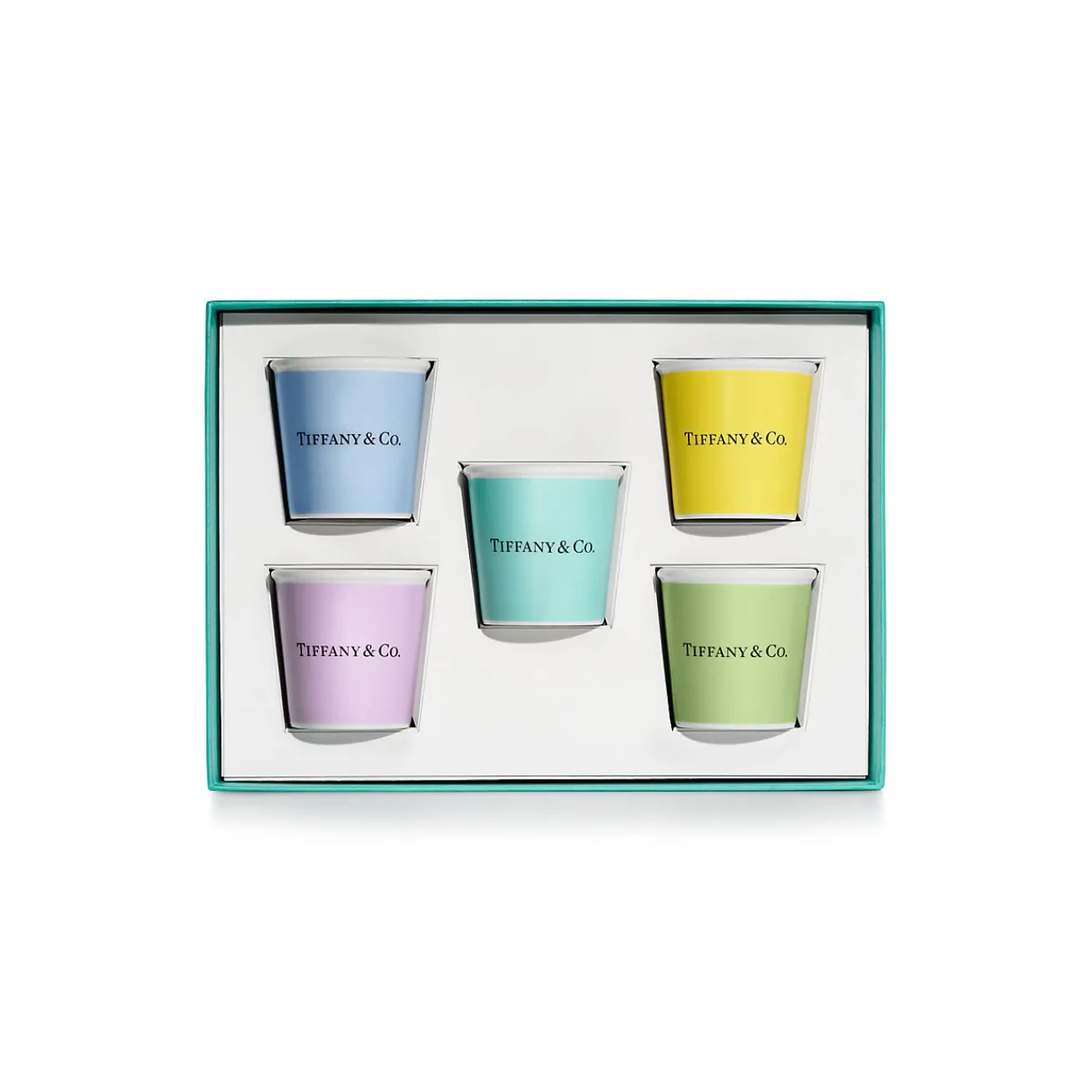 Tiffany & Co. Tiffany Cups Tiffany Espresso Cups in Bone China, Set of Five | ^ The Home|Housewarming Gifts