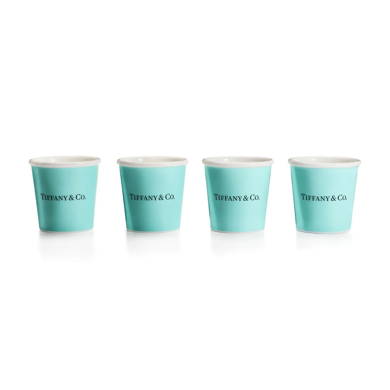 Tiffany & Co. Tiffany Cups Tiffany Espresso Cups in Bone China, Set of Four | ^ Him|Gifts for Him
