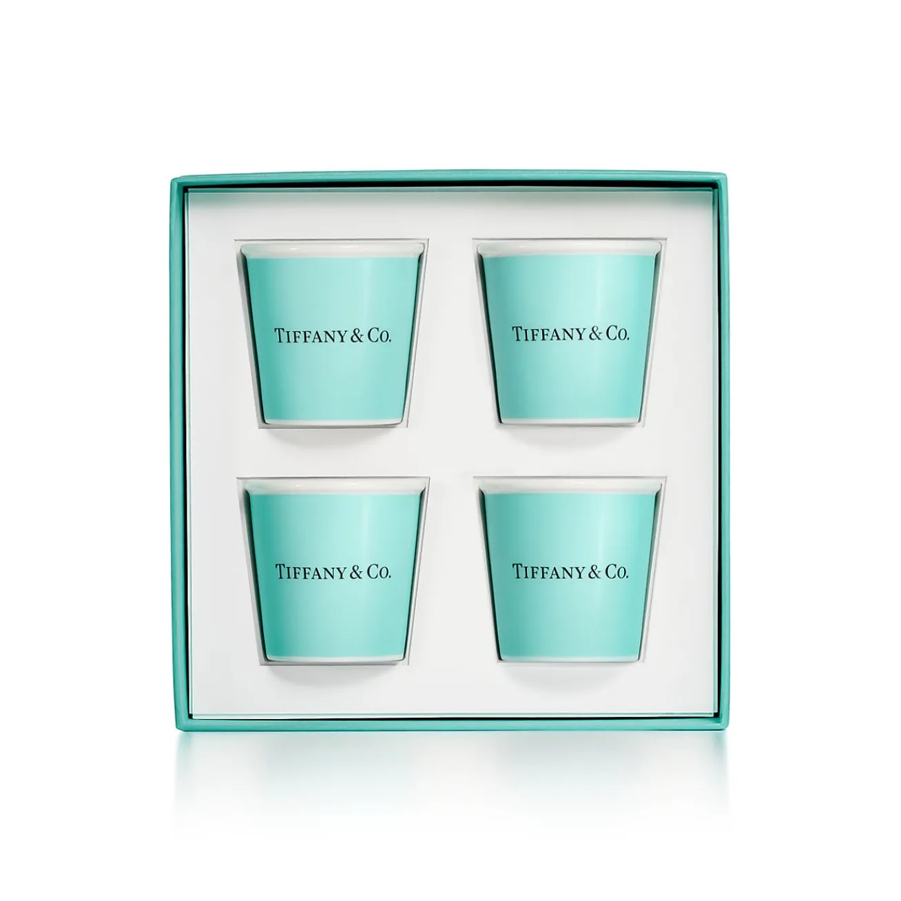 Tiffany & Co. Tiffany Cups Tiffany Espresso Cups in Bone China, Set of Four | ^ Him|Gifts for Him