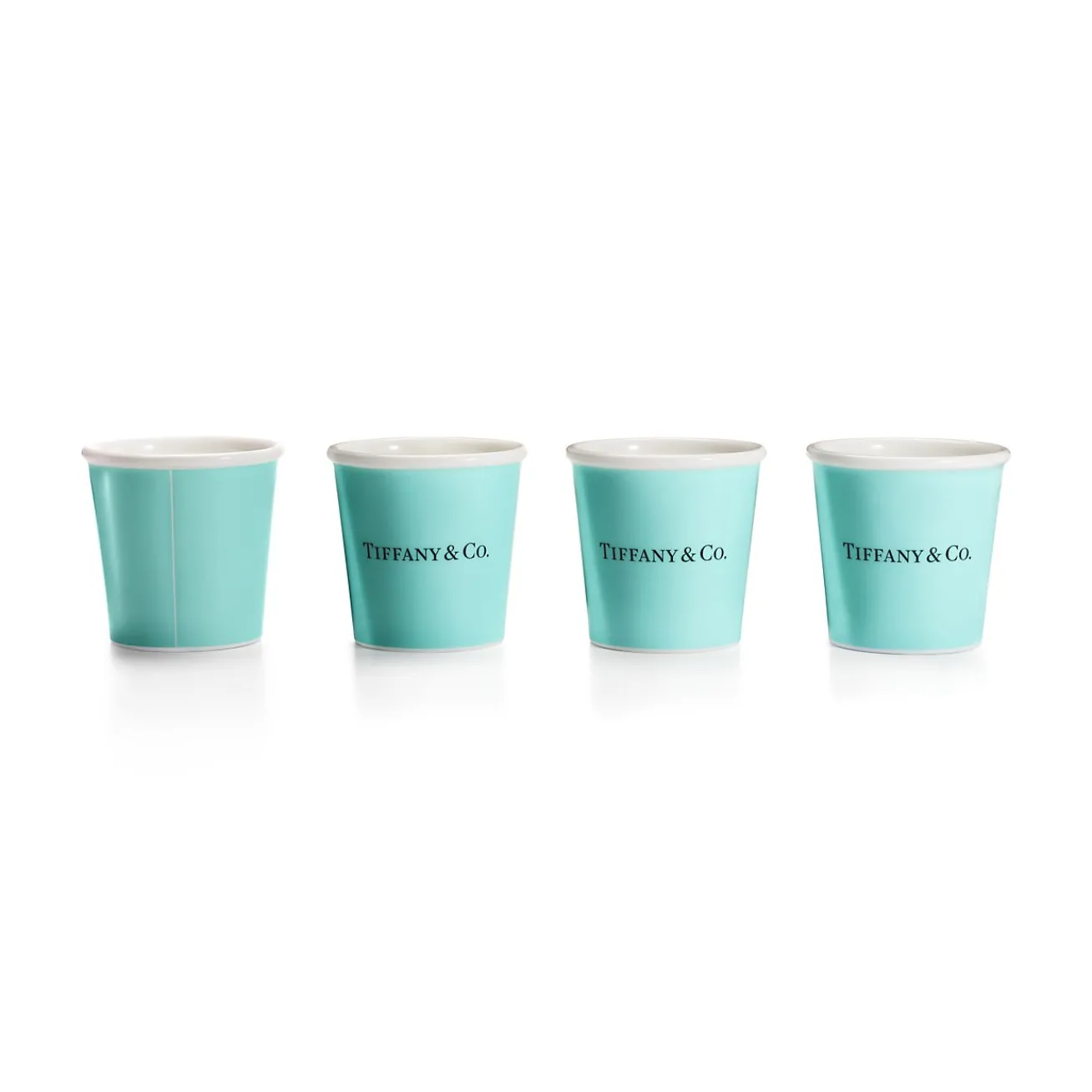 Tiffany & Co. Tiffany Cups Tiffany Espresso Cups in Bone China, Set of Four | ^ Him|Gifts for Him