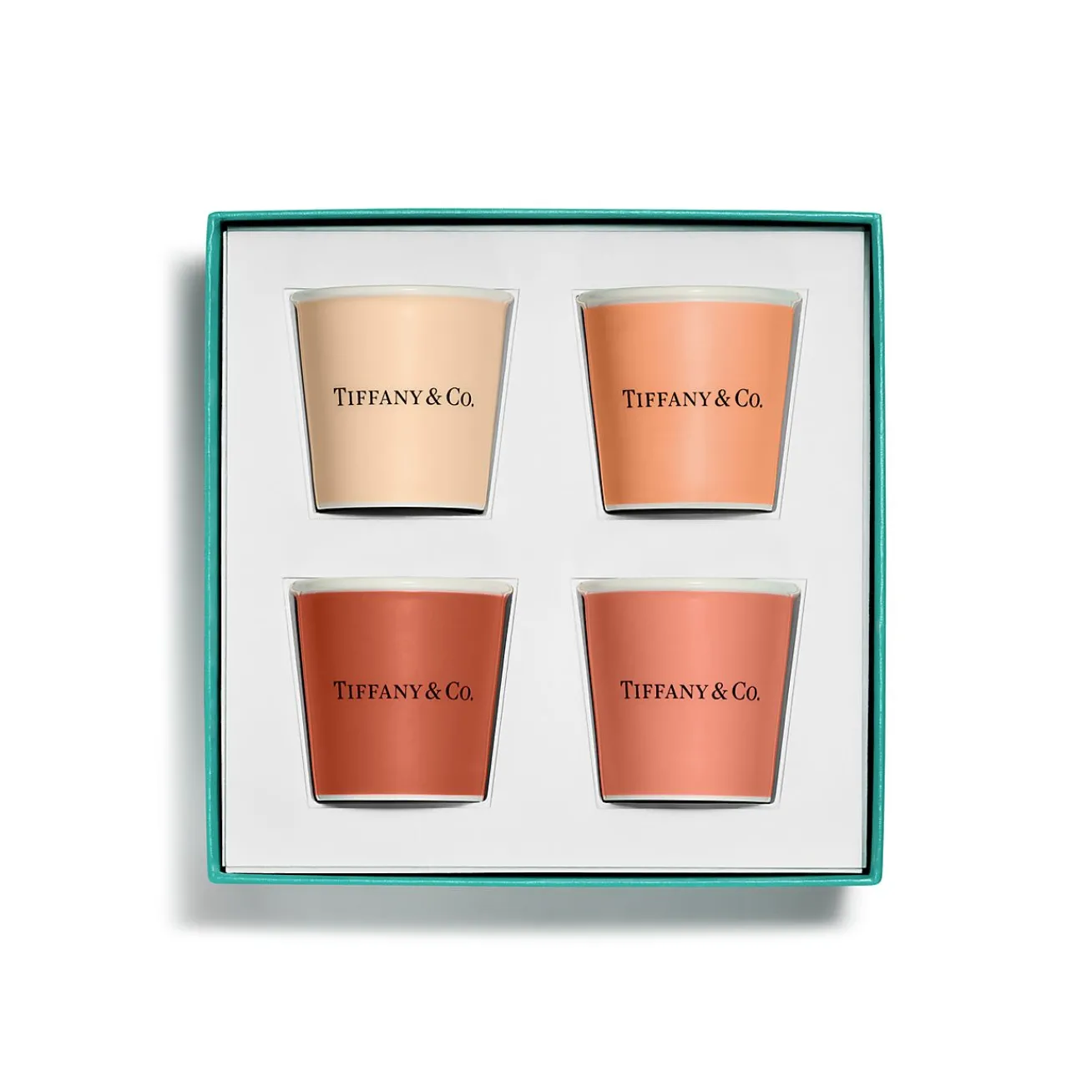 Tiffany & Co. Tiffany Cups Tiffany Espresso Cups in Bone China, Set of Four | ^ The Home|Housewarming Gifts