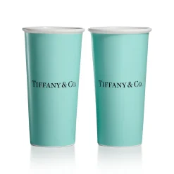 Tiffany & Co. Tiffany Cups Tiffany Large Coffee Cups in Bone China, Set of Two | ^ Him|Gifts for Him