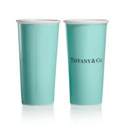 Tiffany & Co. Tiffany Cups Tiffany Large Coffee Cups in Bone China, Set of Two | ^ Him|Gifts for Him