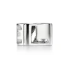 Tiffany & Co. Tiffany Era Scarf Ring in Palladium-plated Metal | ^Women Women's Accessories