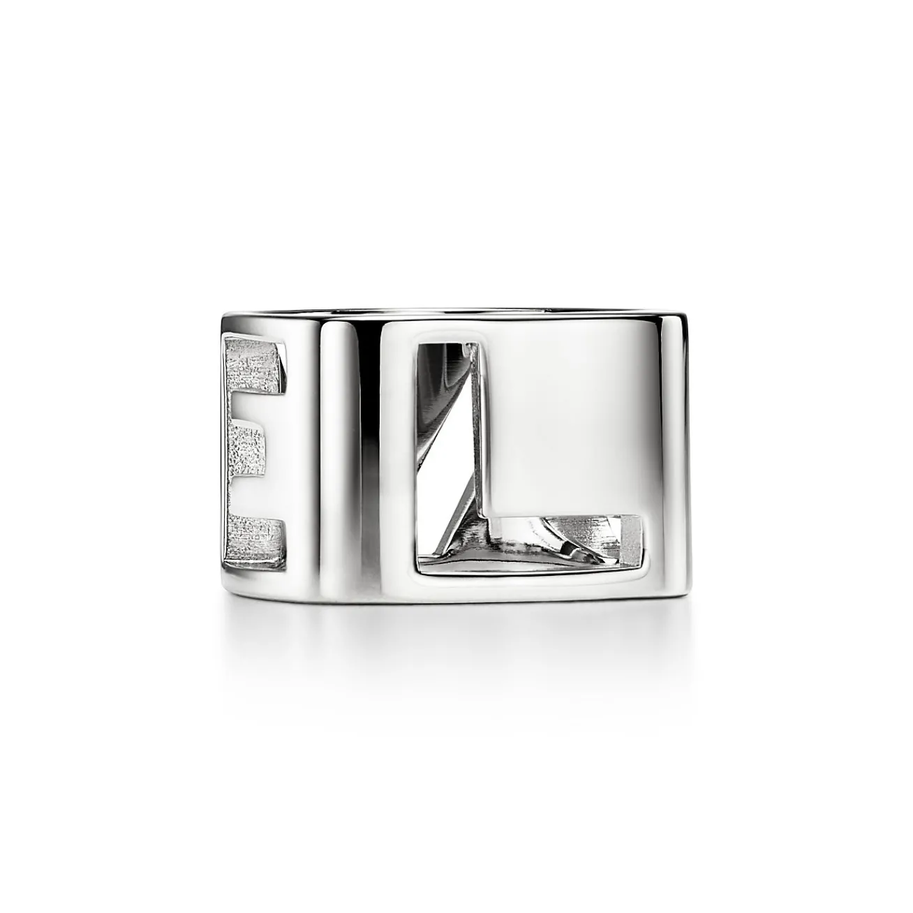 Tiffany & Co. Tiffany Era Scarf Ring in Palladium-plated Metal | ^Women Women's Accessories