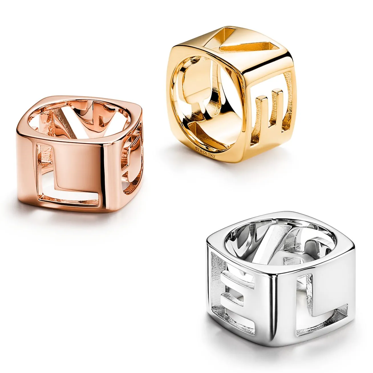 Tiffany & Co. Tiffany Era Scarf Ring in Palladium-plated Metal | ^Women Women's Accessories