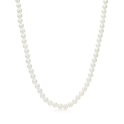 Tiffany & Co. Tiffany Essential Pearls necklace of Akoya pearls with an 18k white gold clasp. | ^ Necklaces & Pendants|Pearl Jewelry