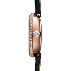 Tiffany & Co. Tiffany Eternity 28 MM Round Watch in Rose Gold with a Rubellite and Diamonds | ^Women Fine Watches|Women’s Watches