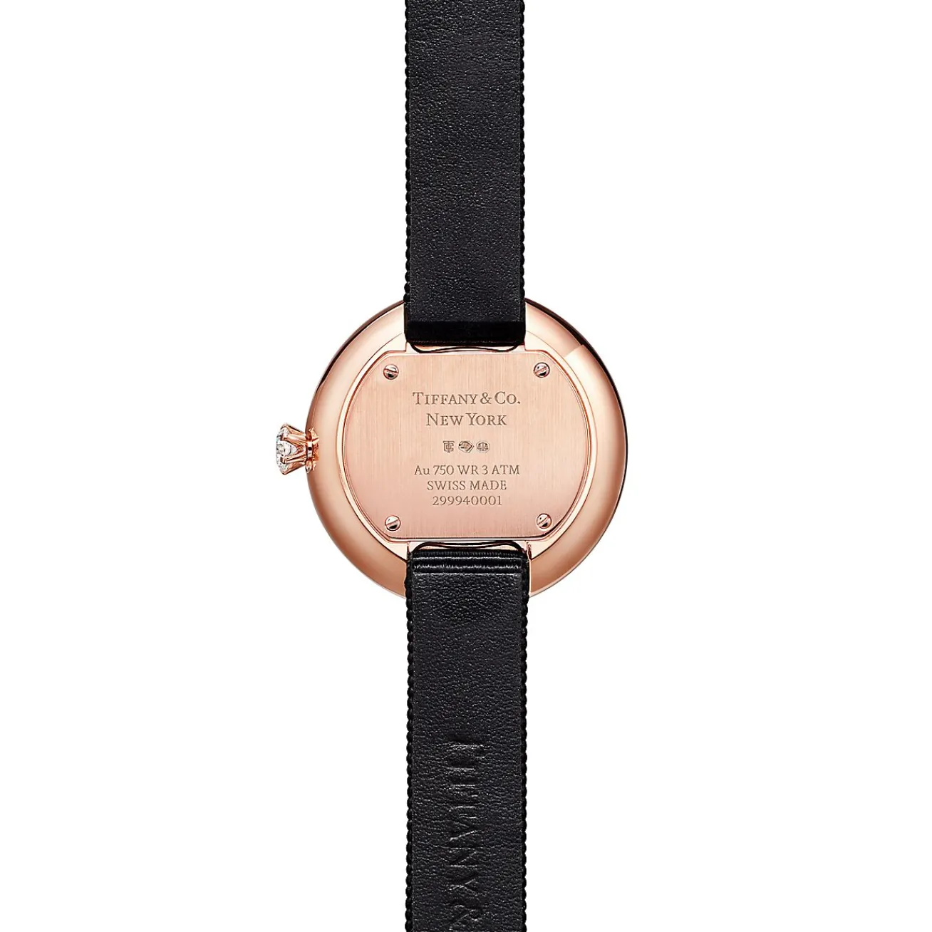 Tiffany & Co. Tiffany Eternity 28 mm Round Watch in Rose Gold with Diamonds | ^Women Fine Watches|Women’s Watches