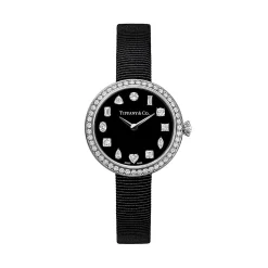 Tiffany & Co. Tiffany Eternity 28 mm Round Watch in White Gold with Diamonds | ^Women Fine Watches|Women’s Watches