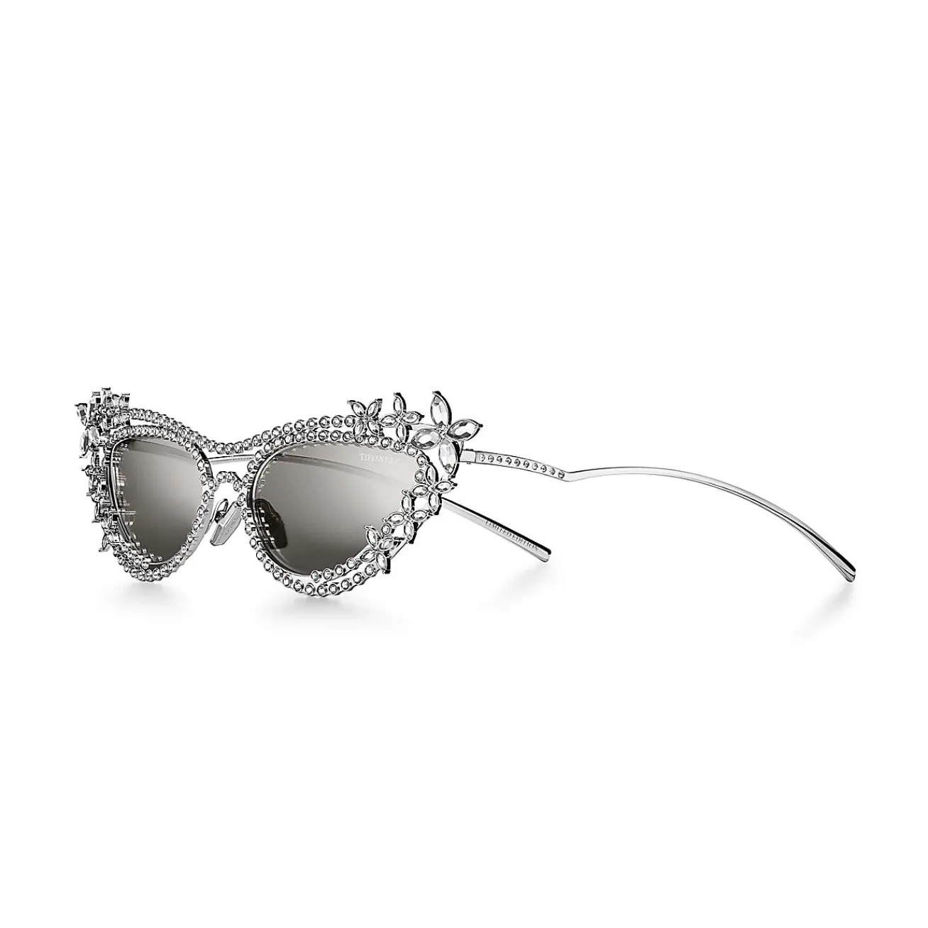 Tiffany & Co. Tiffany Eyewear Sunglasses in Gold-plated Metal with Mirrored Lenses | ^Women Sunglasses|Women's Accessories