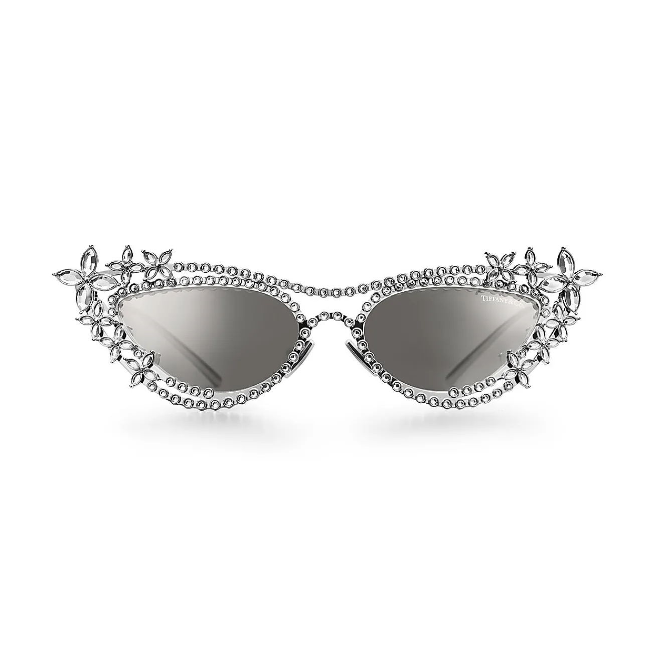 Tiffany & Co. Tiffany Eyewear Sunglasses in Gold-plated Metal with Mirrored Lenses | ^Women Sunglasses|Women's Accessories