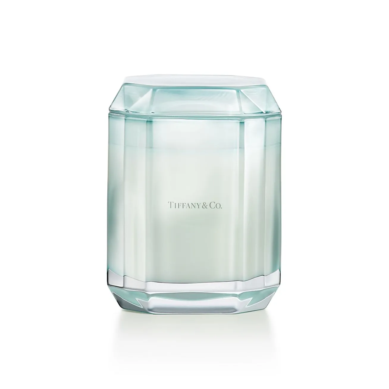 Tiffany & Co. Tiffany Facets 1837 Candle in Sapphire-colored Glass | ^ The Home|Housewarming Gifts