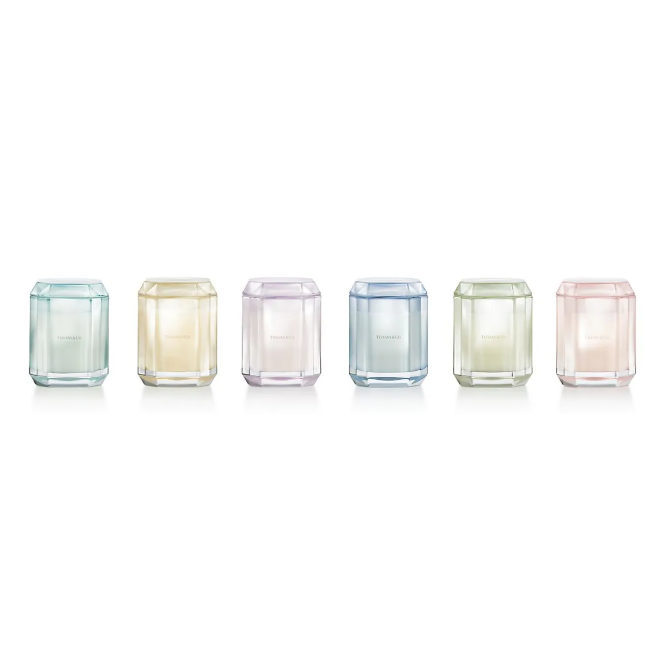 Tiffany & Co. Tiffany Facets 1837 Candle in Sapphire-colored Glass | ^ The Home|Housewarming Gifts