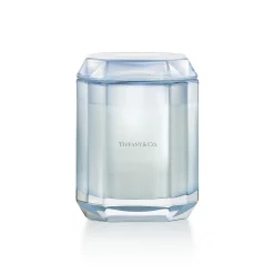 Tiffany & Co. Tiffany Facets Blue is the Color of Love Candle in Tanzanite-colored Glass | ^ The Home|Housewarming Gifts