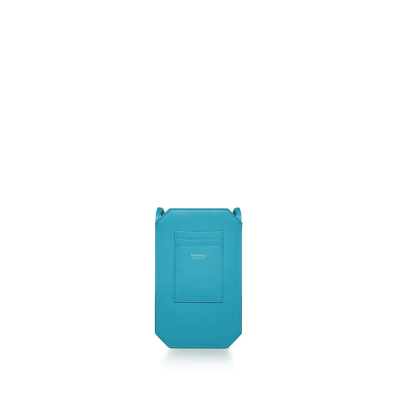 Tiffany & Co. Tiffany Facets Crossbody Phone Case in Tiffany Blue® Intarsia Leather | ^Women Online Exclusives|Tiffany Blue® Gifts